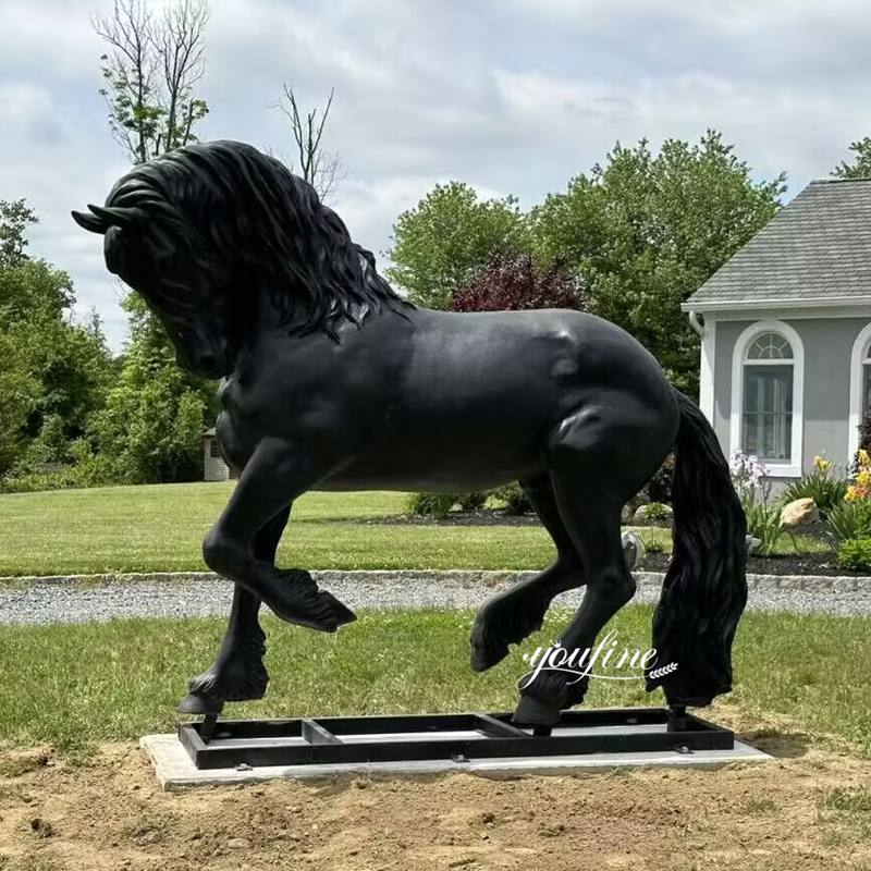 Bronze Friesian Horse Sculpture Feedback