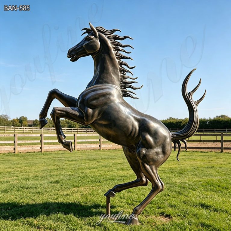 ferrari horse statue