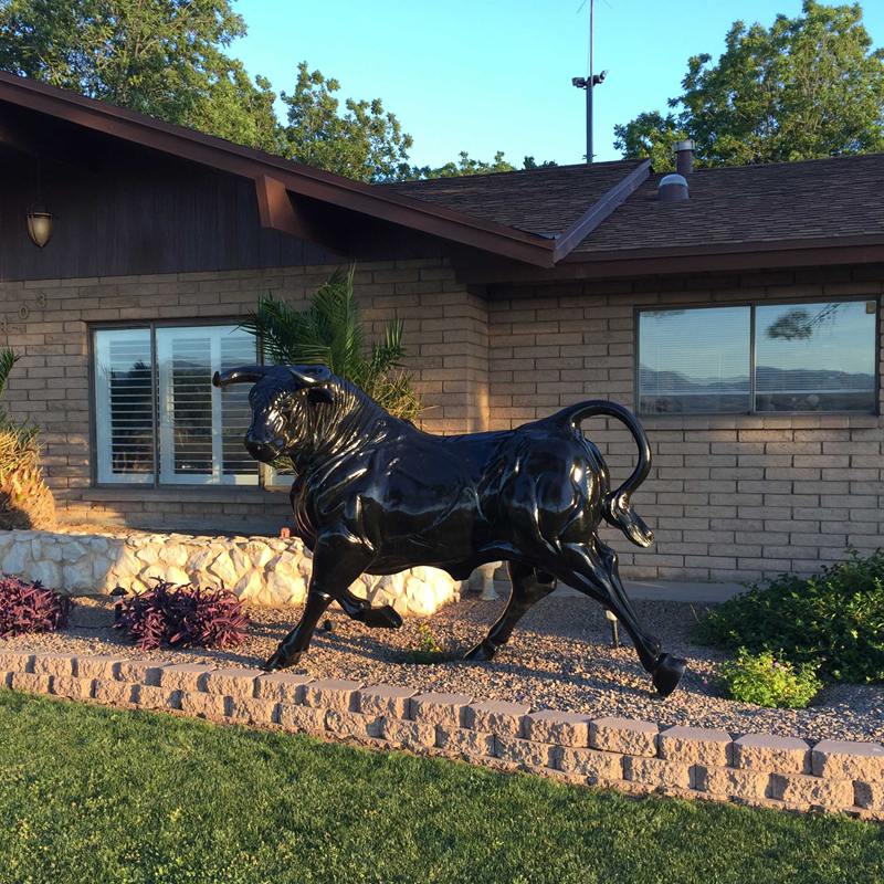 bronze bull for home