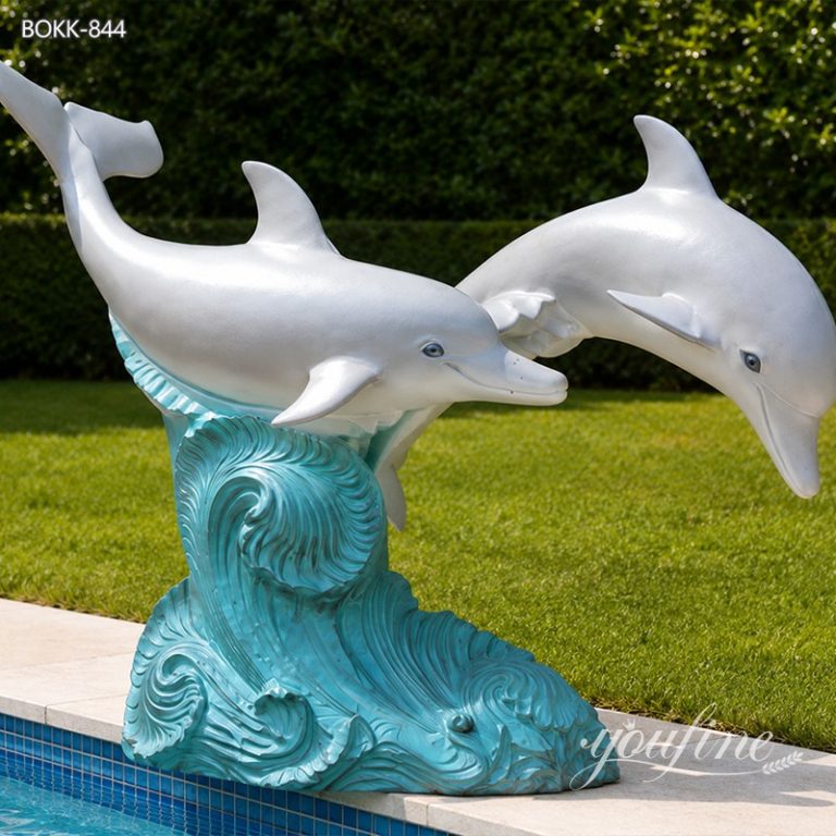 dolphin statue for pool