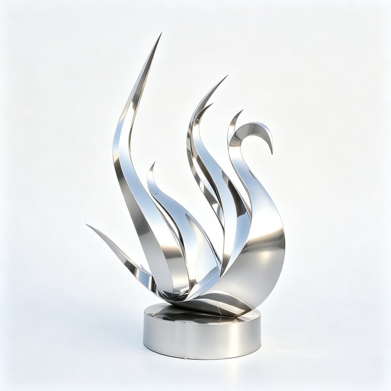 abstract swan sculpture for sale