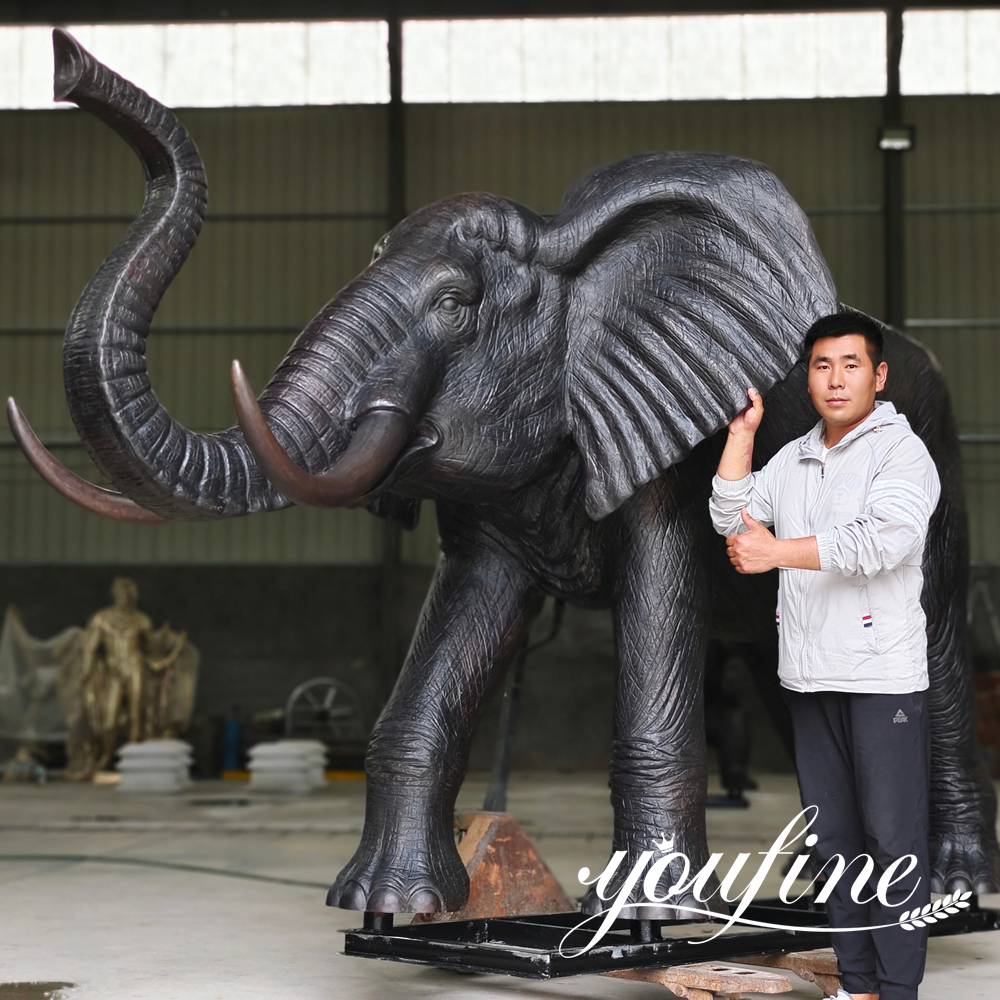 elephant statue in factory