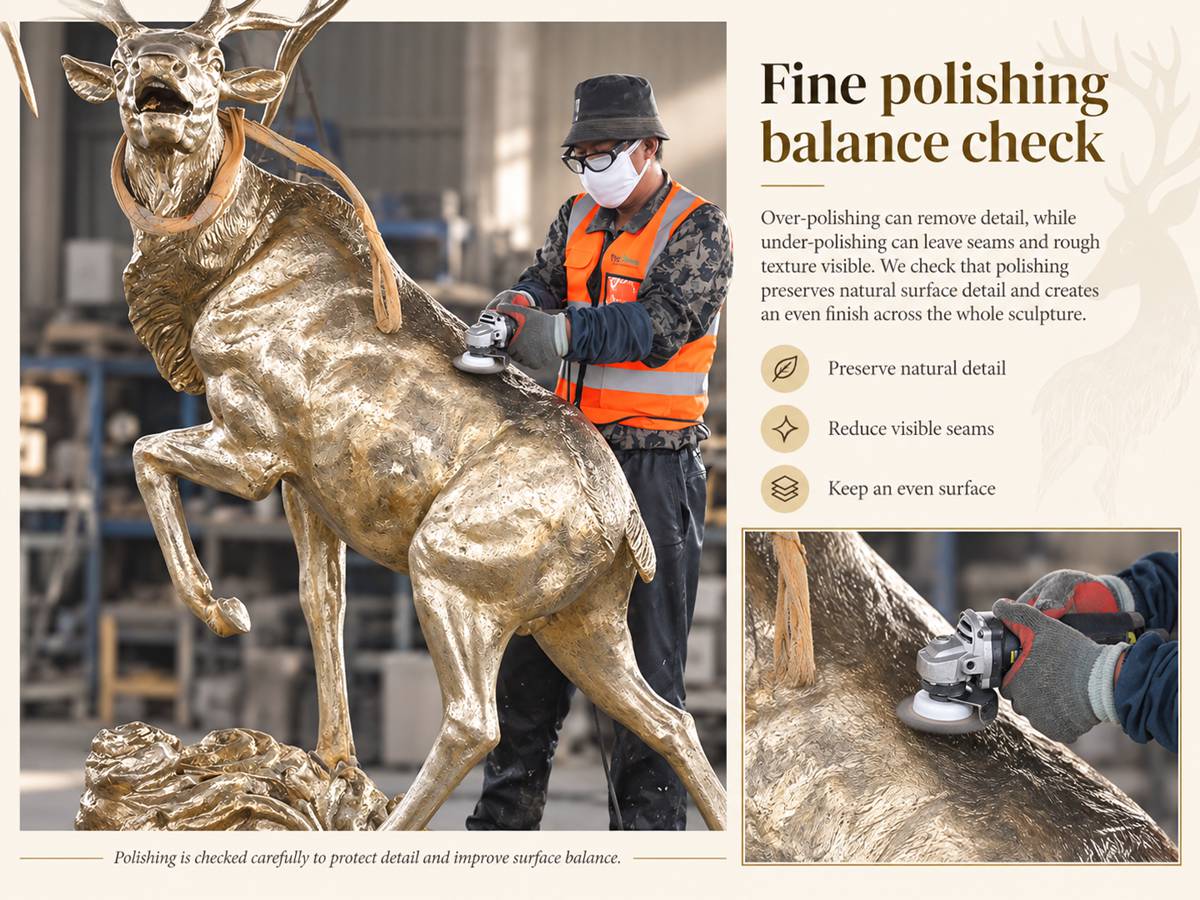 Fine polishing balance check