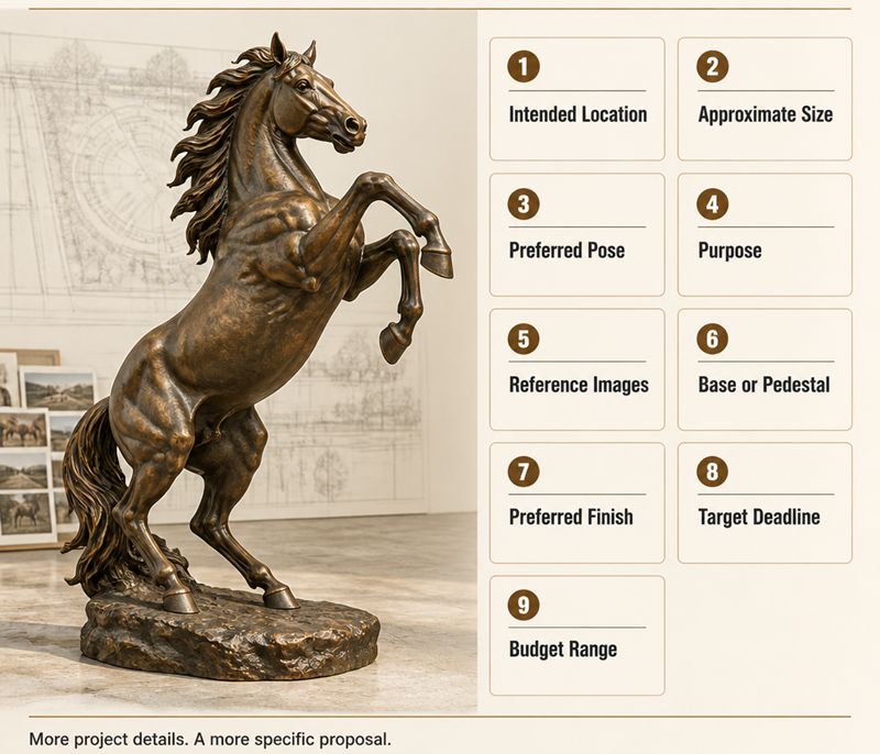 Strong Horse Statue Inquiry