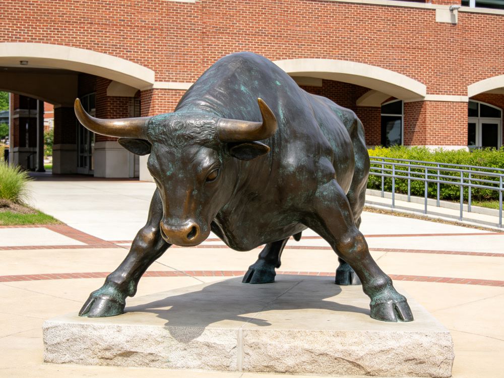 Charging Bull Statue A Symbol of Strength and Determination